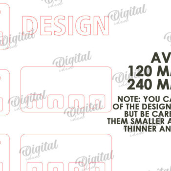 Intra απο ξύλο plywood 3mm-4mm πάχος Τρισδιάστατη δέσμη με ξύλινες θήκες για κλειδί Δίασταση 30x20 cm INTRAFABR-113927911 - Image 11