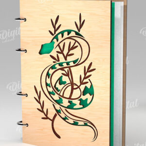 Intra απο ξύλο plywood 3mm-4mm πάχος 3D ξύλινο σημειωματάριο σχέδιο κοπής με λέιζερ Δίασταση 30x20 cm INTRAFABR-110910958
