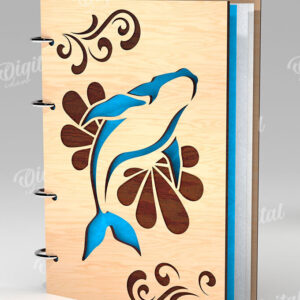 Intra απο ξύλο plywood 3mm-4mm πάχος 3D ξύλινο σημειωματάριο σχέδιο κοπής με λέιζερ Δίασταση 30x20 cm INTRAFABR-110910827