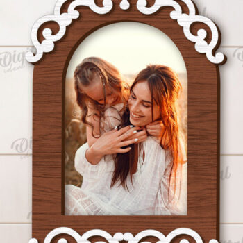 Intra απο ξύλο plywood 3mm-4mm πάχος 3D ξύλινη κορνίζα φωτογραφιών Δίασταση 20x30 cm INTRAFABR-122458913 - Image 1