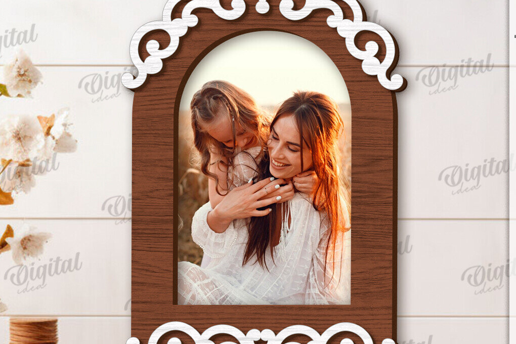 Intra απο ξύλο plywood 3mm-4mm πάχος 3D ξύλινη κορνίζα φωτογραφιών Δίασταση 20x30 cm INTRAFABR-122458913