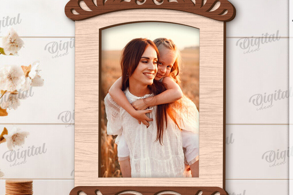 Intra απο ξύλο plywood 3mm-4mm πάχος 3D ξύλινη κορνίζα φωτογραφιών Δίασταση 20x30 cm INTRAFABR-122459139