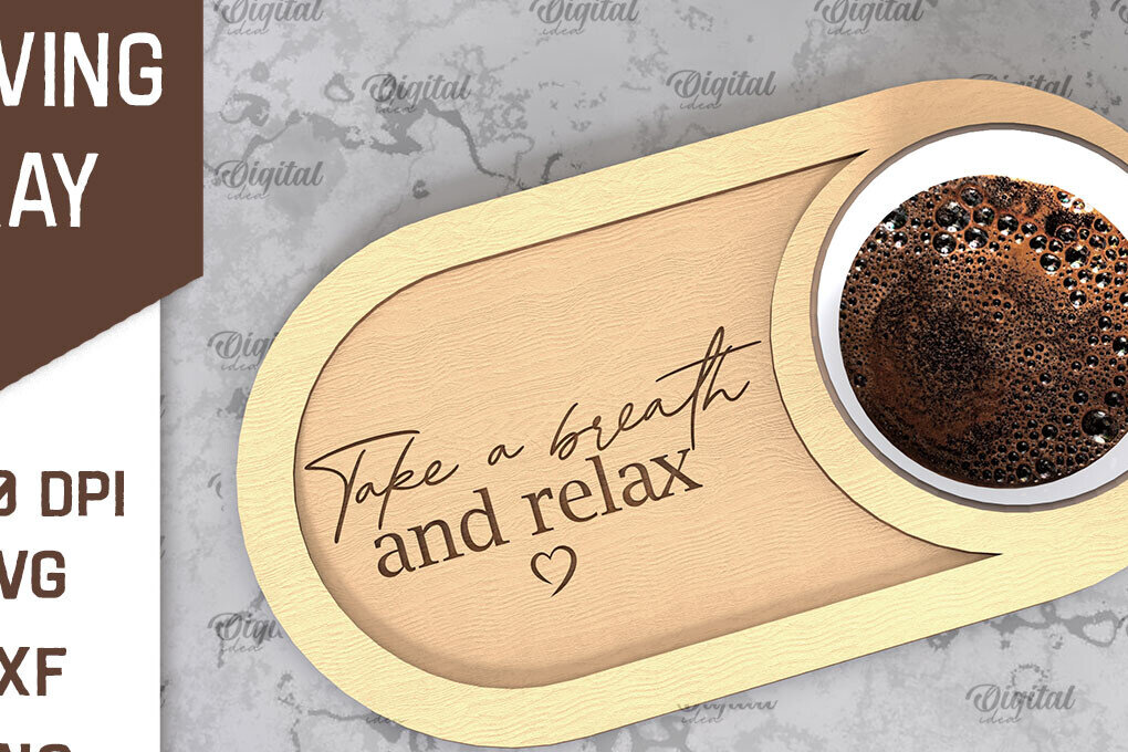 Intra απο ξύλο plywood 3mm-4mm πάχος Τρισδιάστατος ξύλινος δίσκος σερβιρίσματος με λέιζερ Δίασταση 30x20 cm INTRAFABR-107625621