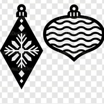 Intra απο ξύλο plywood 3mm-4mm πάχος 4 Χριστουγεννιάτικα στολίδια Δίασταση 8x8 cm INTRAFABR-111939390 - Image 2