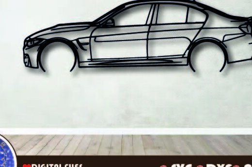 Intra απο ξύλο plywood 3mm-4mm πάχος 4 M3 F80 Λεπτομερής μεταλλικός τοίχος σιλουέτας Δίασταση 40x40 cm INTRAFABR-106255712