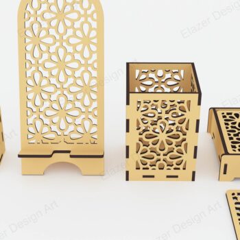 Intra απο ξύλο plywood 3mm-4mm πάχος 4 τμχ Cut  Δίασταση 15x15 cm INTRAFABR-74921529 - Image 3