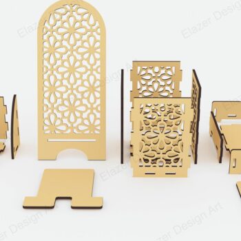 Intra απο ξύλο plywood 3mm-4mm πάχος 4 τμχ Cut  Δίασταση 15x15 cm INTRAFABR-74921529 - Image 6