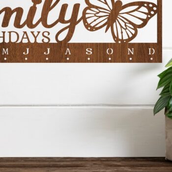 Intra απο ξύλο plywood 3mm-4mm πάχος 4 X Calendar Sets File Δίασταση 50x50 cm INTRAFABR-76257288 - Image 2