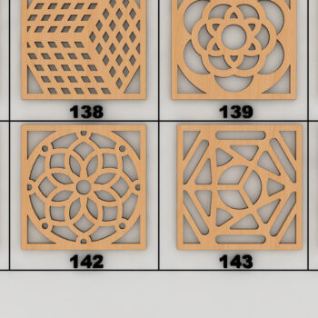 Intra απο ξύλο plywood 3mm-4mm πάχος 40 Coaster AI Cut 161 Δίασταση 30x20 cm INTRAFABR-55958074 - Image 4