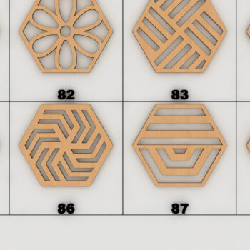 Intra απο ξύλο plywood 3mm-4mm πάχος 40 Σουβέρ ξύλινης κοπής με λέιζερ 160 Δίασταση 30x20 cm INTRAFABR-55958406 - Image 3