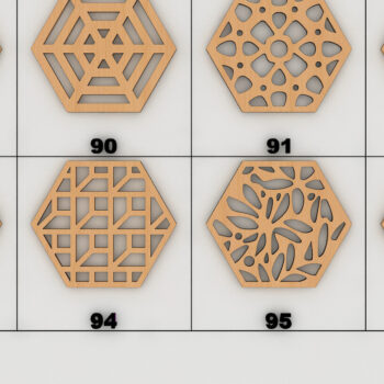 Intra απο ξύλο plywood 3mm-4mm πάχος 40 Σουβέρ ξύλινης κοπής με λέιζερ 160 Δίασταση 30x20 cm INTRAFABR-55958406 - Image 4