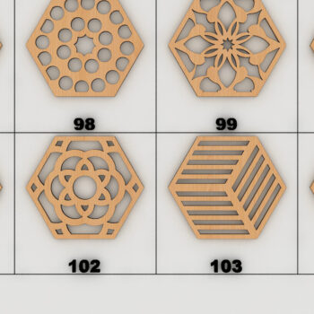 Intra απο ξύλο plywood 3mm-4mm πάχος 40 Σουβέρ ξύλινης κοπής με λέιζερ 160 Δίασταση 30x20 cm INTRAFABR-55958406 - Image 5