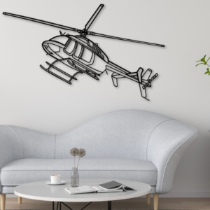 Intra απο ξύλο plywood 3mm-4mm πάχος 407 Helicopter Silhouette,  Δίασταση 15x15 cm INTRAFABR-109730266