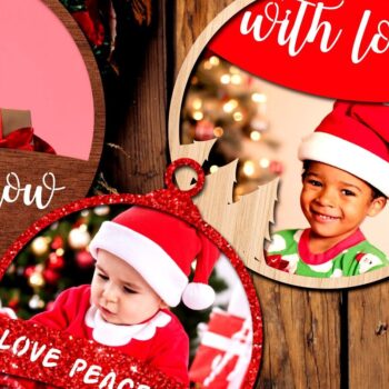 Intra απο ξύλο plywood 3mm-4mm πάχος 45 Χριστουγεννιάτικο στολίδι Δέσμη κοπής με λέιζερ Δίασταση 8x8 cm INTRAFABR-38543103 - Image 4