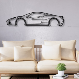 Intra απο ξύλο plywood 3mm-4mm πάχος Διάνυσμα τέχνης τοίχου αυτοκινήτου 488 GTB με λέιζερ Δίασταση 15x15 cm INTRAFABR-115683799