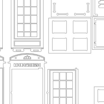 Intra απο ξύλο plywood 3mm-4mm πάχος κοπής 4mm London Telephone  Δίασταση 30x20 cm INTRAFABR-42349125 - Image 4