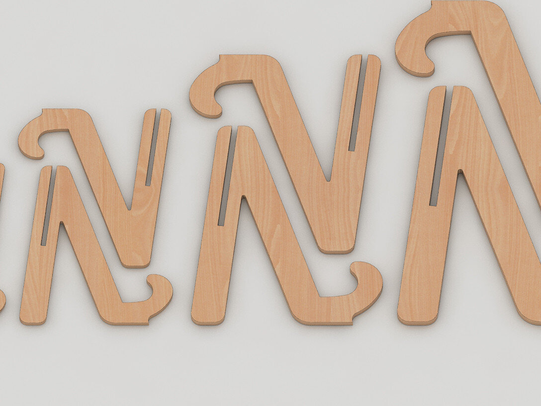 Intra απο ξύλο plywood 3mm-4mm πάχος 4Size Plate Stand 211 Δίασταση 30x20 cm INTRAFABR-54366144 - Image 1