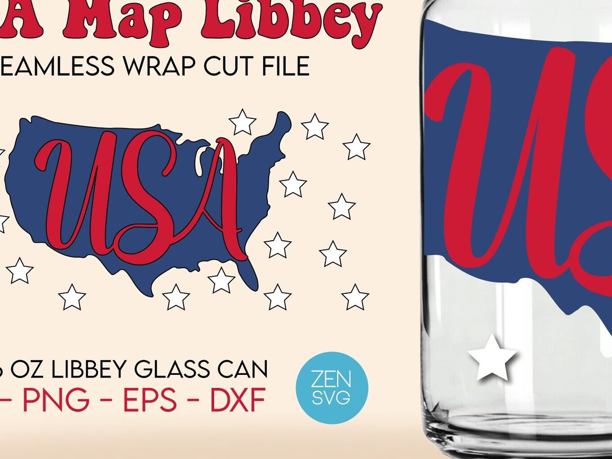 Intra απο ξύλο plywood 3mm-4mm πάχος 4 Ιουλίου Χάρτης ΗΠΑ 16 oz Libbey Glass Can Δίασταση 30x20 cm INTRAFABR-119888672