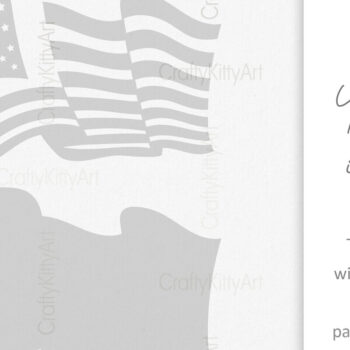 Intra απο ξύλο plywood 3mm-4mm πάχος 4 Ιουλίου American Flag 3D Layered Δίασταση 7x7 cm INTRAFABR-99063452 - Image 3