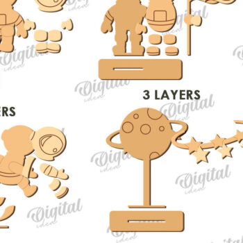 Intra απο ξύλο plywood 3mm-4mm πάχος χαρακτήρων 4ης Ιουλίου Δίασταση 30x20 cm INTRAFABR-122885648 - Image 2