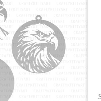 Intra απο ξύλο plywood 3mm-4mm πάχος Στολίδι 4ης Ιουλίου Eagle Δίασταση 7x7 cm INTRAFABR-121233429 - Image 3