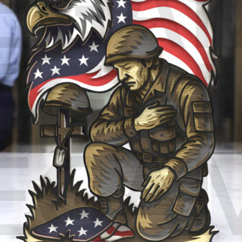 Intra απο ξύλο plywood 3mm-4mm πάχος 4 Ιουλίου Fallen Soldier Δίασταση 30x20 cm INTRAFABR-122866934 - Image 19