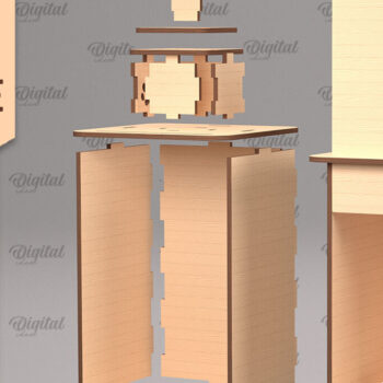 Intra απο ξύλο plywood 3mm-4mm πάχος κοπής  Lanterns 4ης Ιουλίου Δίασταση 30x20 cm INTRAFABR-94092150 - Image 2