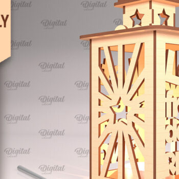 Intra απο ξύλο plywood 3mm-4mm πάχος κοπής  Lanterns 4ης Ιουλίου Δίασταση 30x20 cm INTRAFABR-94092150 - Image 12