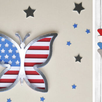 Intra απο ξύλο plywood 3mm-4mm πάχος Διακόσμηση σε στρώσεις από χαρτί 4ης Ιουλίου Δίασταση 15x15 cm INTRAFABR-69383181 - Image 4