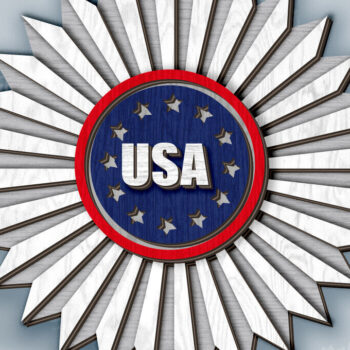 Intra απο ξύλο plywood 3mm-4mm πάχος ντεκόρ πάρτι 4 Ιουλίου Δίασταση 15x15 cm INTRAFABR-122379967 - Image 10