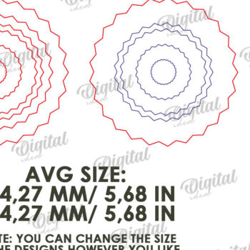 Intra απο ξύλο plywood 3mm-4mm πάχος Διακόσμηση πάρτι 4 Ιουλίου Δίασταση 15x15 cm INTRAFABR-122535919 - Image 2