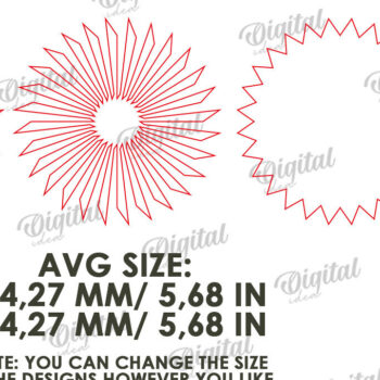 Intra απο ξύλο plywood 3mm-4mm πάχος Διακόσμηση πάρτι 4 Ιουλίου Δίασταση 15x15 cm INTRAFABR-122535602 - Image 2