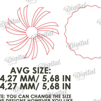 Intra απο ξύλο plywood 3mm-4mm πάχος Διακόσμηση πάρτι 4 Ιουλίου Δίασταση 15x15 cm INTRAFABR-122535648 - Image 2