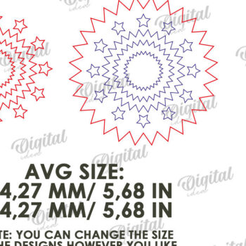 Intra απο ξύλο plywood 3mm-4mm πάχος Διακόσμηση πάρτι 4 Ιουλίου Δίασταση 15x15 cm INTRAFABR-122535737 - Image 2