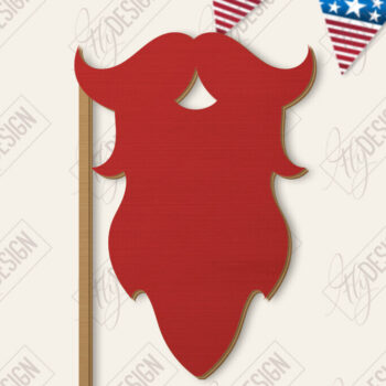 Intra απο ξύλο plywood 3mm-4mm πάχος 4 Ιουλίου Photo Booth Props Δίασταση 15x15 cm INTRAFABR-122533031 - Image 1