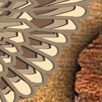 Intra απο ξύλο plywood 3mm-4mm πάχος 4 Ιουλίου , Patriotic Eagle , 3D Δίασταση 30x20 cm INTRAFABR-72315955 - Image 4