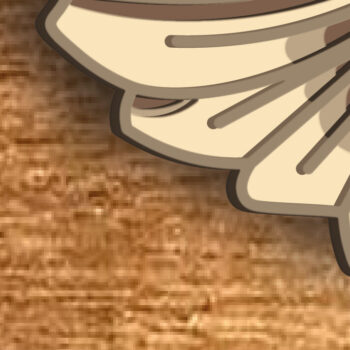 Intra απο ξύλο plywood 3mm-4mm πάχος 4 Ιουλίου , Patriotic Eagle , 3D Δίασταση 30x20 cm INTRAFABR-72315955 - Image 5