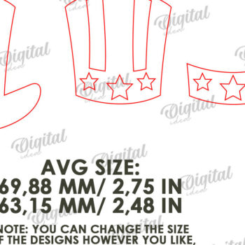 Intra απο ξύλο plywood 3mm-4mm πάχος Διακόσμησης Δίσκων 4ης Ιουλίου Δίασταση 30x20 cm INTRAFABR-122002082 - Image 5