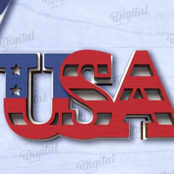 Intra απο ξύλο plywood 3mm-4mm πάχος Διακόσμησης Δίσκων 4ης Ιουλίου Δίασταση 30x20 cm INTRAFABR-122002082 - Image 8