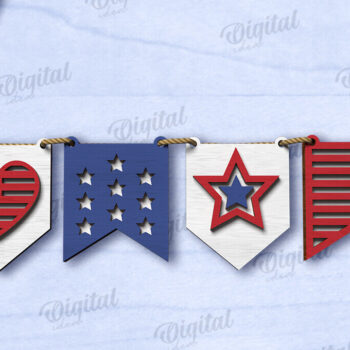 Intra απο ξύλο plywood 3mm-4mm πάχος Διακόσμησης Δίσκων 4ης Ιουλίου Δίασταση 30x20 cm INTRAFABR-122002082 - Image 12