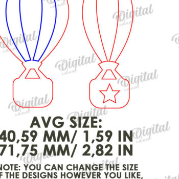 Intra απο ξύλο plywood 3mm-4mm πάχος 4 Ιουλίου Διακόσμηση δίσκου σε επίπεδα  Δίασταση 30x20 cm INTRAFABR-121912095 - Image 2