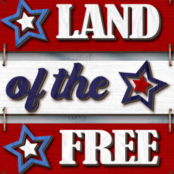 Intra απο ξύλο plywood 3mm-4mm πάχος διακοσμήσεων τοίχου 4 Ιουλίου με  Δίασταση 30x20 cm INTRAFABR-121900184 - Image 8