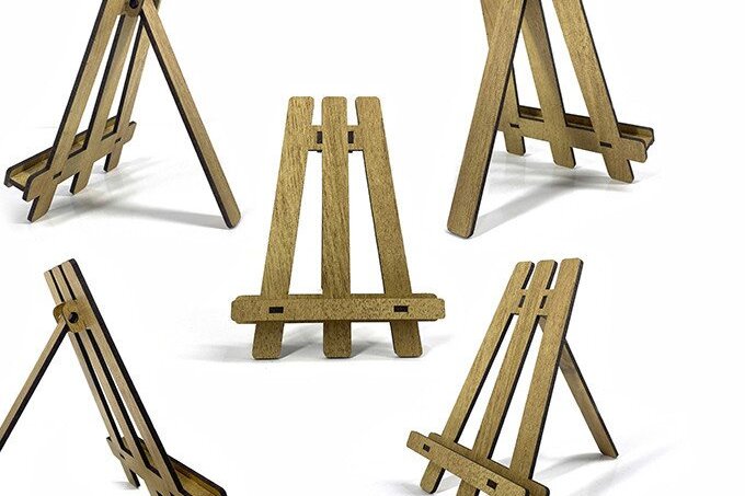 Intra απο ξύλο plywood 3mm-4mm πάχος Στάση καβαλέτο 5 μεγεθών, Κορνίζα Δίασταση 20x30 cm INTRAFABR-37888411 - Image 2