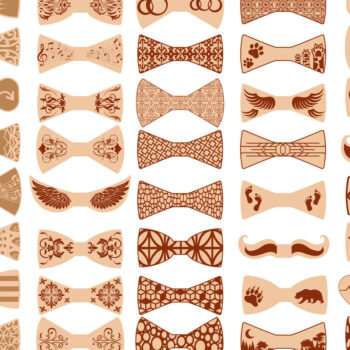 Intra απο ξύλο plywood 3mm-4mm πάχος 50 Μοτίβα Φιόγκων κοπής με λέιζερ Δίασταση 15x15 cm INTRAFABR-14181228 - Image 3