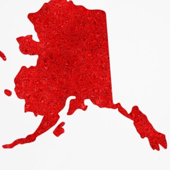 Intra απο ξύλο plywood 3mm-4mm πάχος 50 Ηνωμένες Πολιτείες Red Glitter Χάρτης Δίασταση 30x20 cm INTRAFABR-11755304 - Image 4