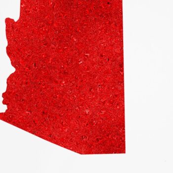 Intra απο ξύλο plywood 3mm-4mm πάχος 50 Ηνωμένες Πολιτείες Red Glitter Χάρτης Δίασταση 30x20 cm INTRAFABR-11755304 - Image 5