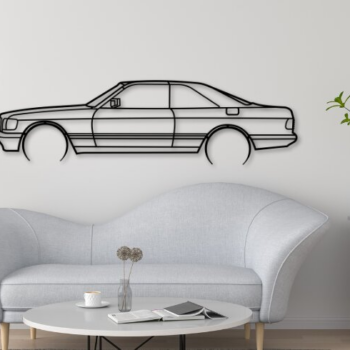 Intra απο ξύλο plywood 3mm-4mm πάχος 500 SEC Silhouette, Car Δίασταση 15x15 cm INTRAFABR-109755283 - Image 1