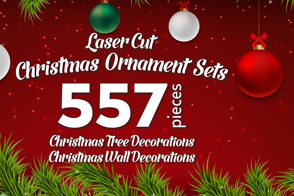 Intra απο ξύλο plywood 3mm-4mm πάχος 557 τμχ Χριστουγεννιάτικο Στολίδι Δίασταση 3x3 cm INTRAFABR-84245464