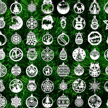 Intra απο ξύλο plywood 3mm-4mm πάχος 557 τμχ Χριστουγεννιάτικο Στολίδι Δίασταση 3x3 cm INTRAFABR-84245464 - Image 2