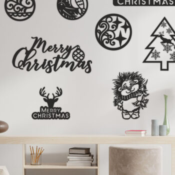 Intra απο ξύλο plywood 3mm-4mm πάχος 557 τμχ Χριστουγεννιάτικο Στολίδι Δίασταση 3x3 cm INTRAFABR-84245464 - Image 10